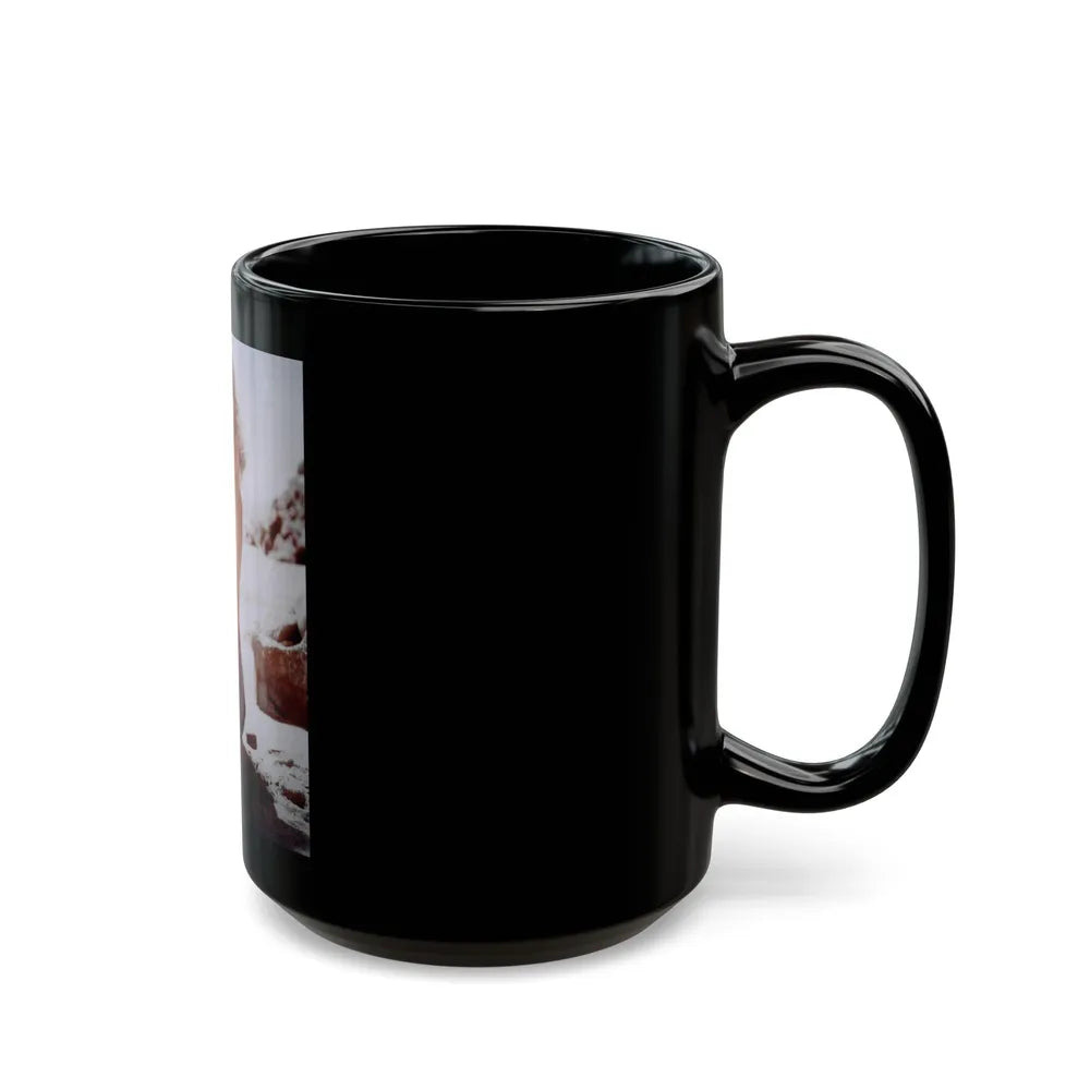 Jeanne Carmen #88 (Vintage Female Icon) Black Coffee Mug-Go Mug Yourself