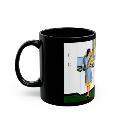 Dream Kitchen advertisement, 1947 - Black Coffee Mug-Go Mug Yourself