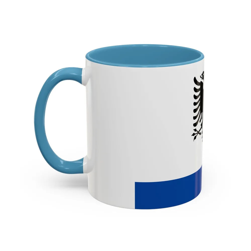 Government Ensign of Albania - Accent Coffee Mug-Go Mug Yourself