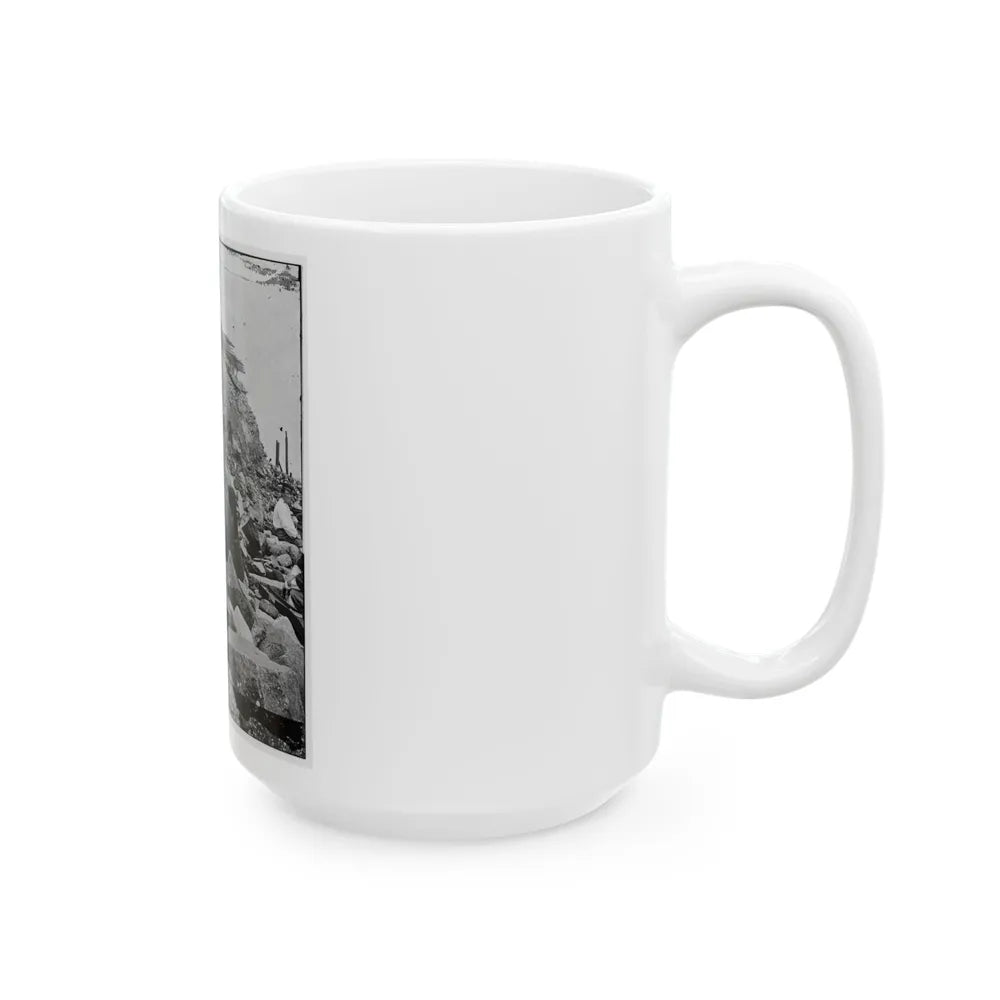 Charleston, S.C. Site Of The Night Attack On Fort Sumter, September 8, 1863 (U.S. Civil War) White Coffee Mug-Go Mug Yourself