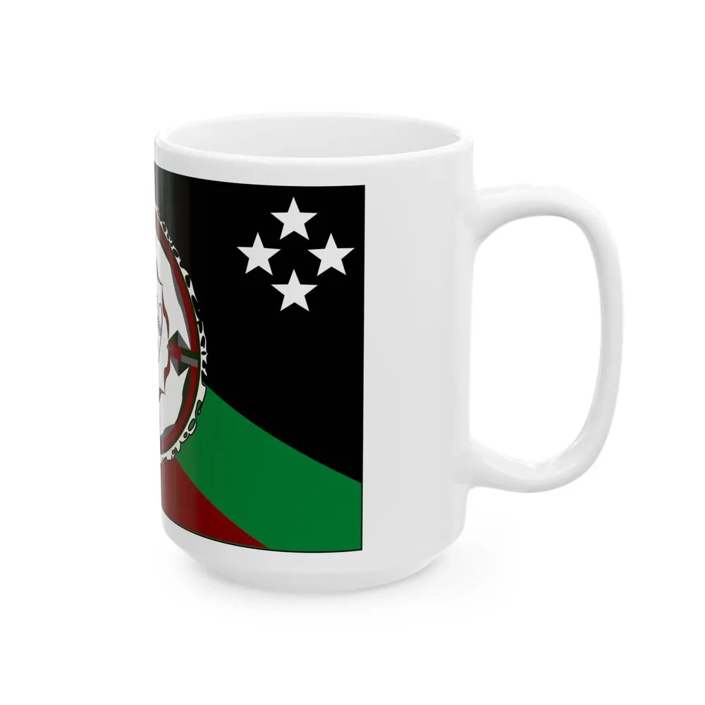 Flag of East New Britain Papa New Guinea - White Coffee Mug-Go Mug Yourself