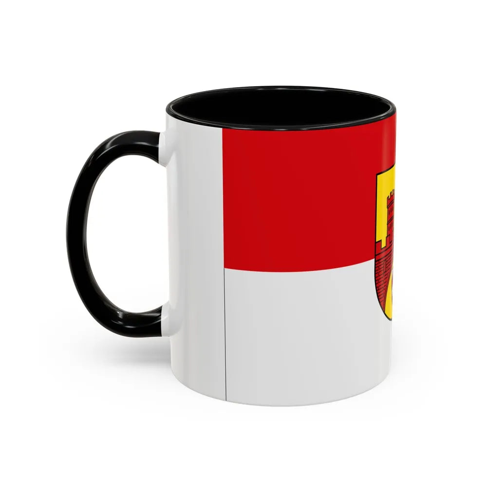 Flag of Bielefeld Germany - Accent Coffee Mug-Go Mug Yourself