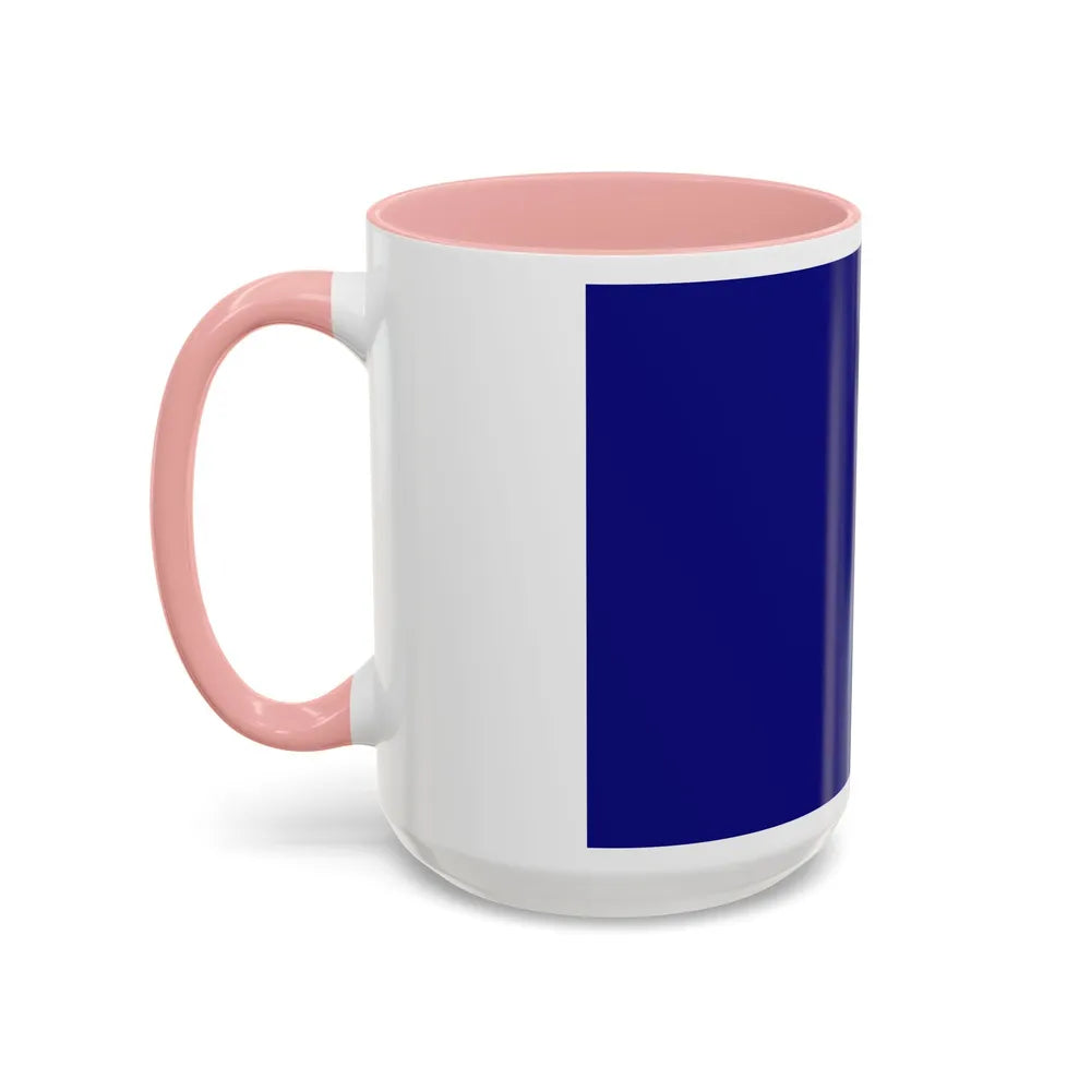 Flag of Cagliari Italy - Accent Coffee Mug-Go Mug Yourself