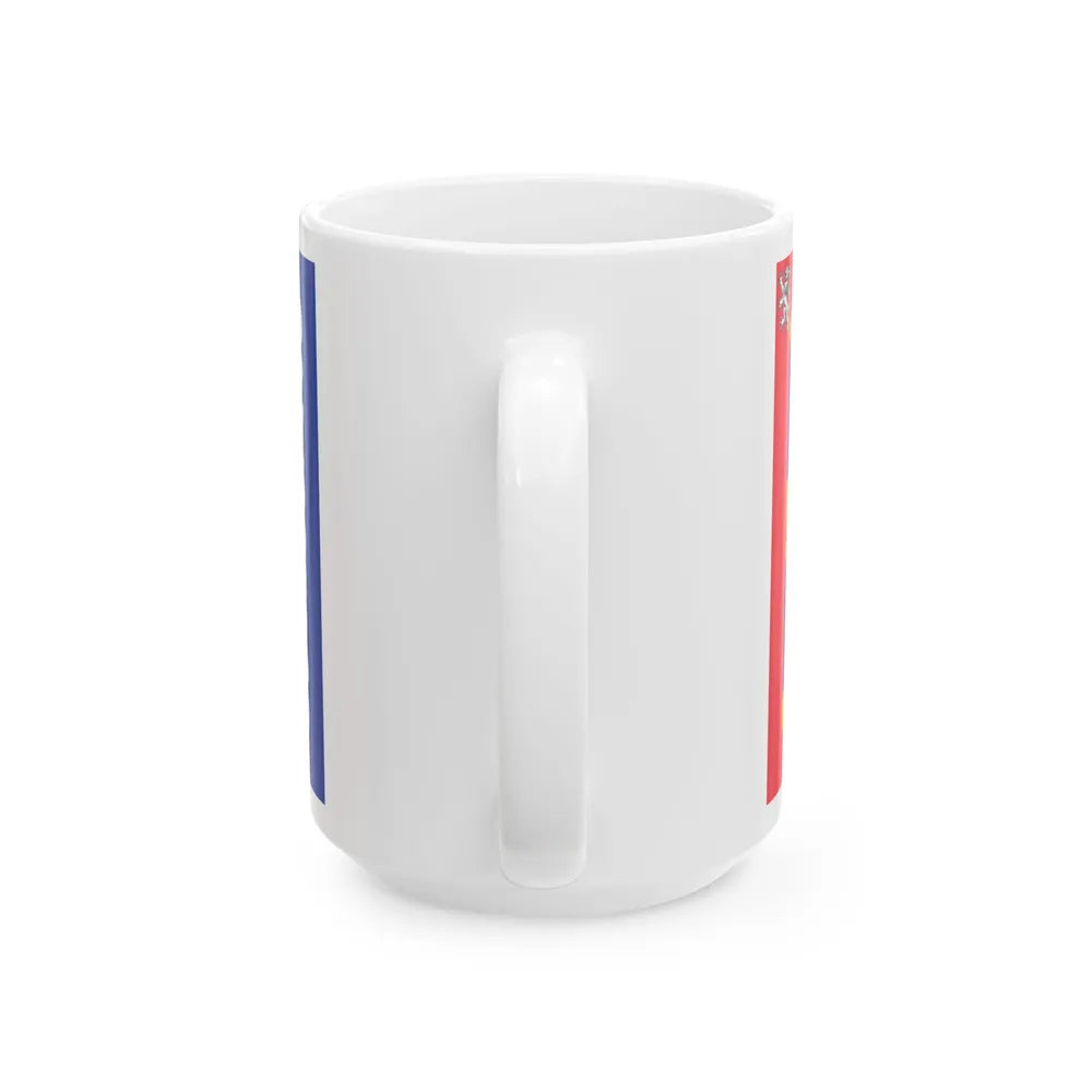 Flag of Pays de la Loire France - White Coffee Mug-Go Mug Yourself