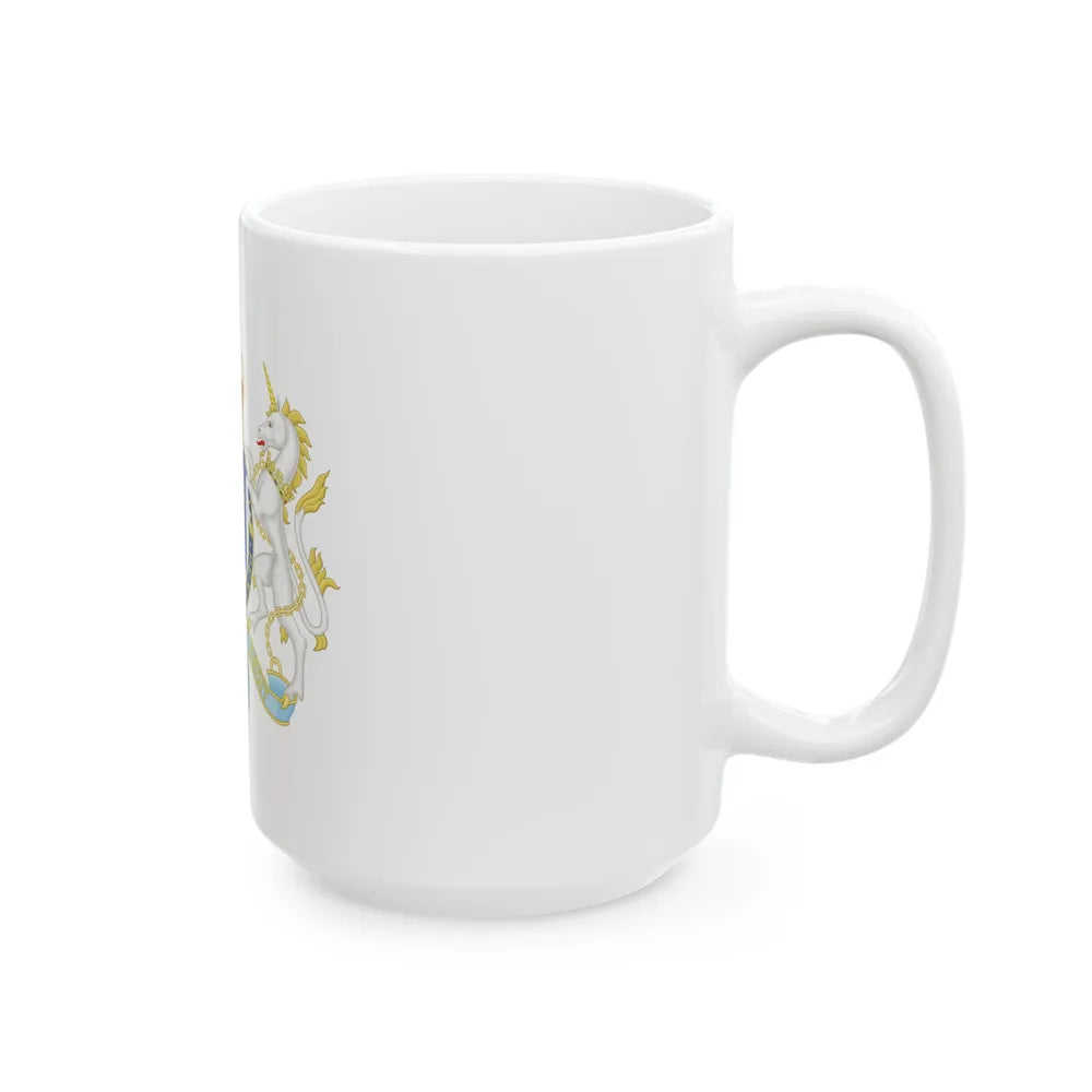 Coat of Arms of The Kingdom Ireland - White Coffee Mug-Go Mug Yourself