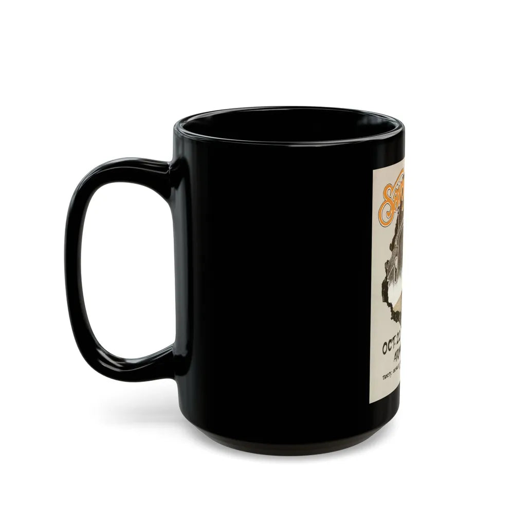 Savoy Brown 1975 (Music Poster) Black Coffee Mug-Go Mug Yourself