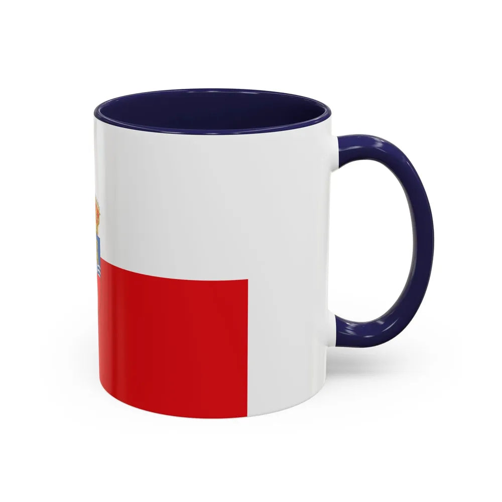 Flag of Cantabria Spain - Accent Coffee Mug-Go Mug Yourself