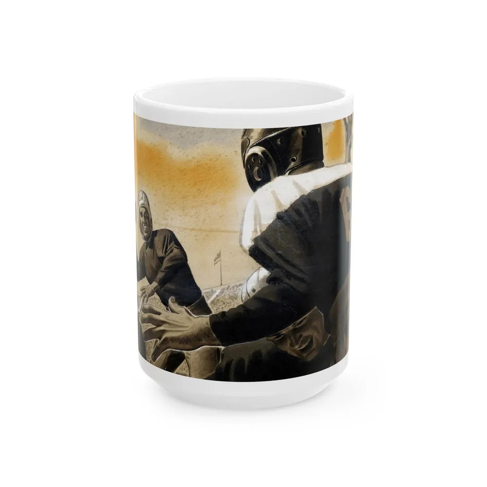 Collier's Magazine Story Illustration, 1939 - White Coffee Mug-15oz-Go Mug Yourself