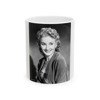 Carol Ohmart #01 (Vintage Female Icon) White Coffee Mug-11oz-Go Mug Yourself