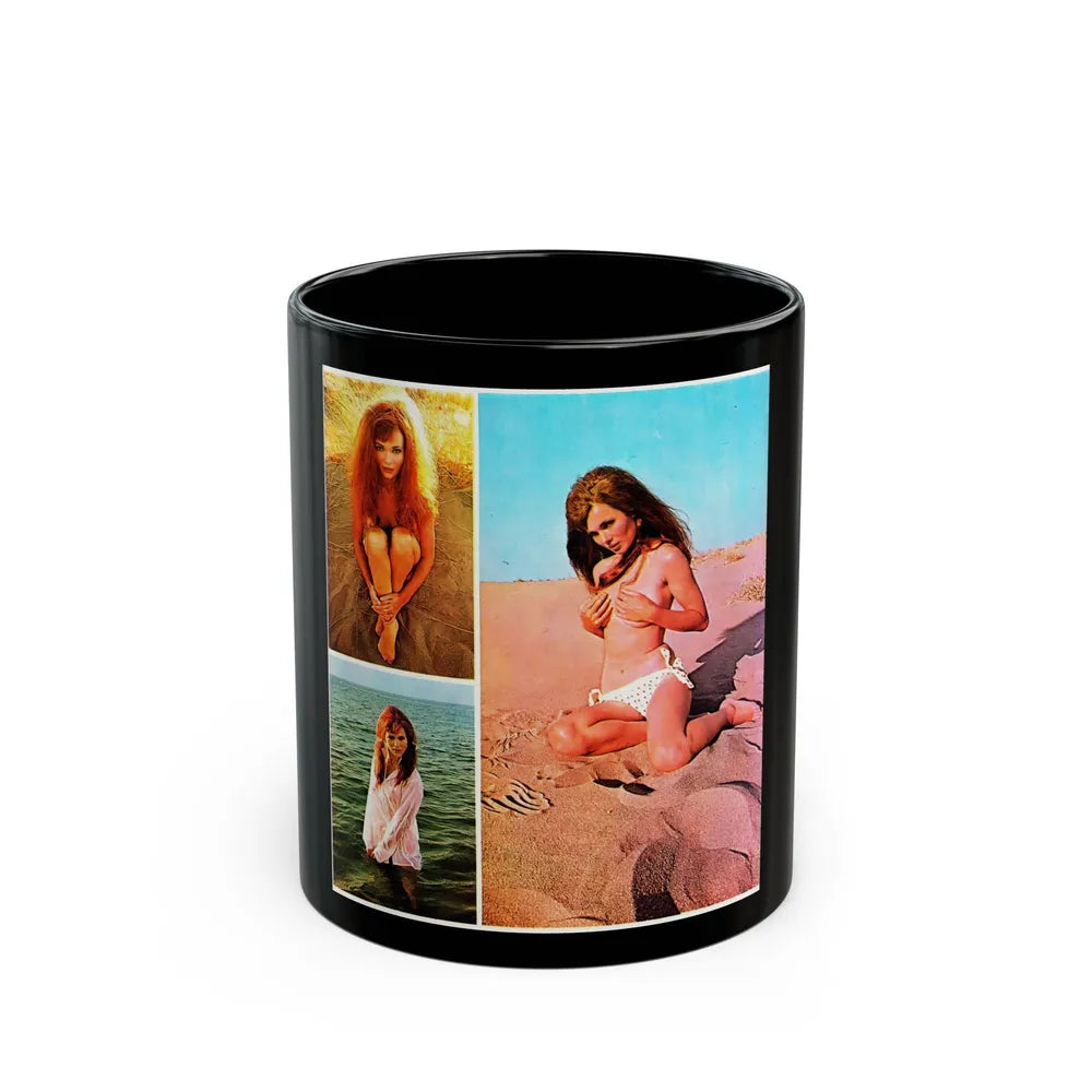 Gila Golan #127 (Vintage Female Icon) Black Coffee Mug-11oz-Go Mug Yourself