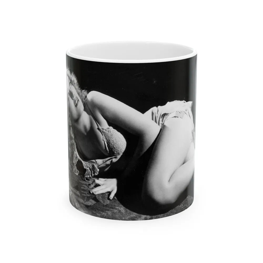 Fay Wray #35 (Vintage Female Icon) White Coffee Mug-11oz-Go Mug Yourself