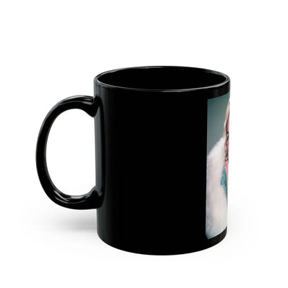 Jayne Mansfield #267 (Vintage Female Icon) Black Coffee Mug-Go Mug Yourself