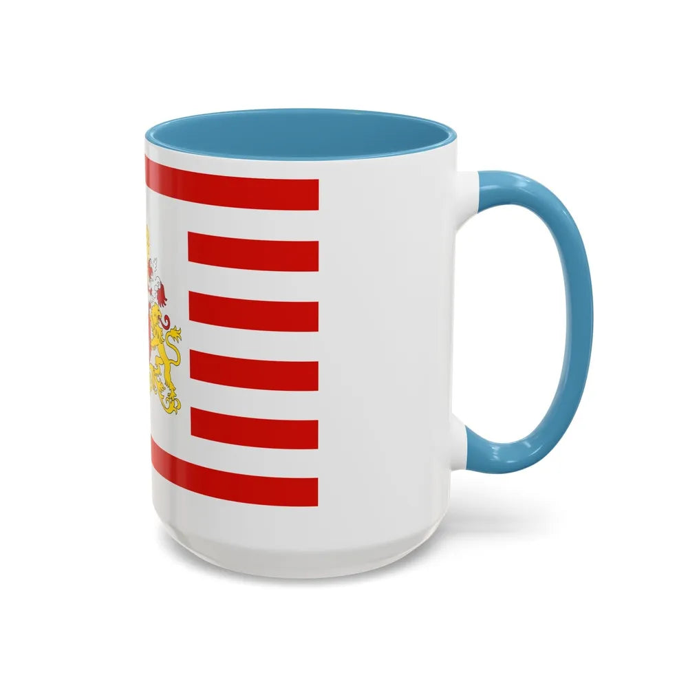 Flag of Bremen with flag arms Germany - Accent Coffee Mug-Go Mug Yourself