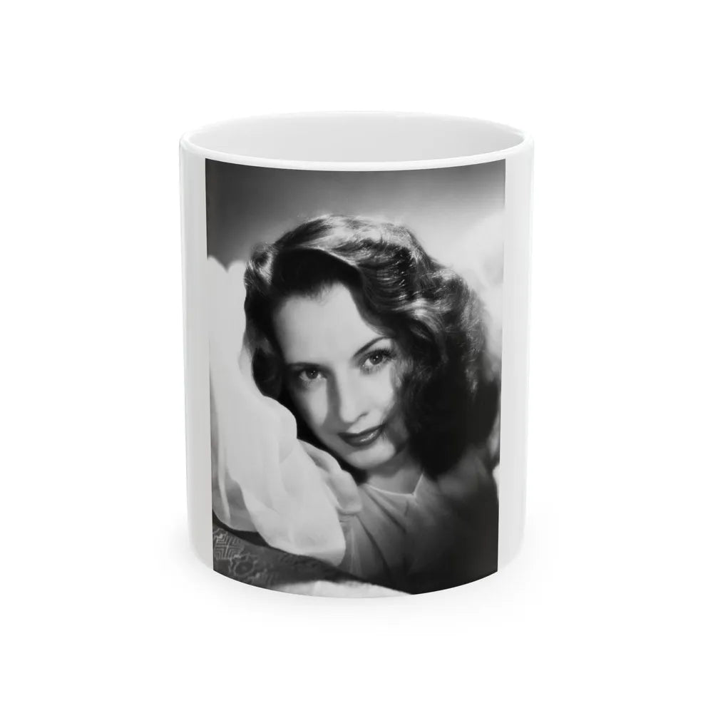 Barbara Stanwyck #189 (Vintage Female Icon) White Coffee Mug-11oz-Go Mug Yourself