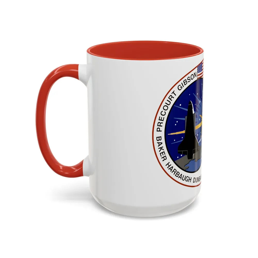 STS 71 (NASA) Accent Coffee Mug-Go Mug Yourself