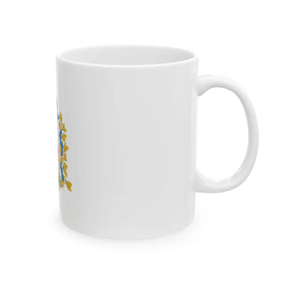 Flag of Nizhny Novgorod Oblast Russia - White Coffee Mug-Go Mug Yourself