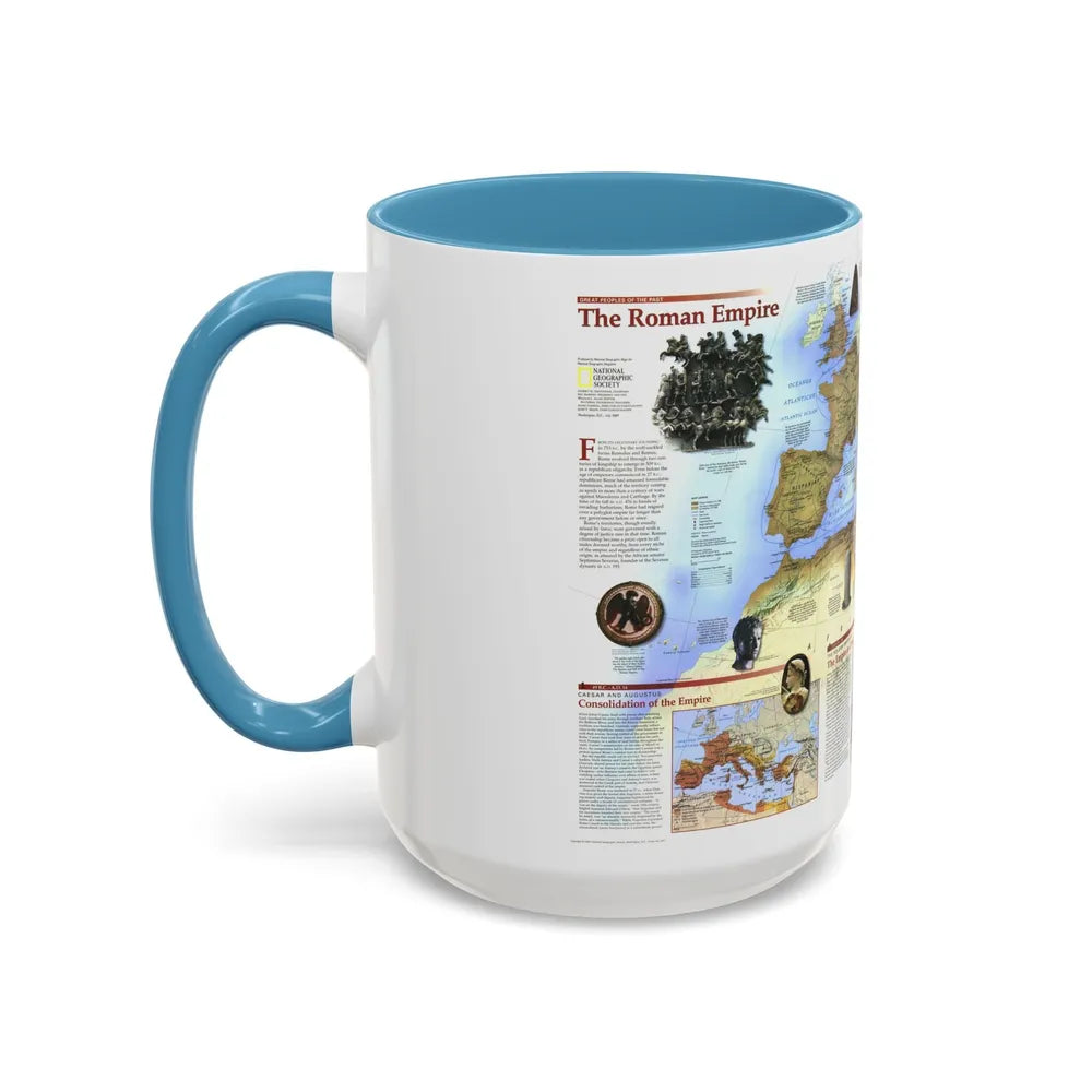 Roman Empire (1997) (Map) Accent Coffee Mug-Go Mug Yourself