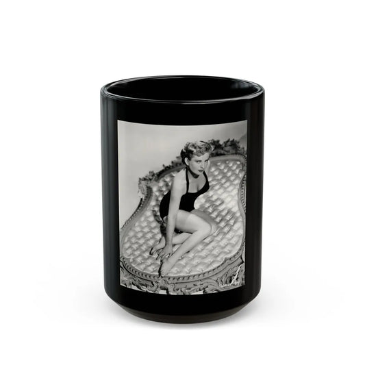 Coleen Gray #18 1 (Vintage Female Icon) Black Coffee Mug-15oz-Go Mug Yourself