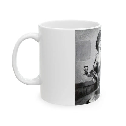 French Beret, Figure Photography magazine - White Coffee Mug-Go Mug Yourself