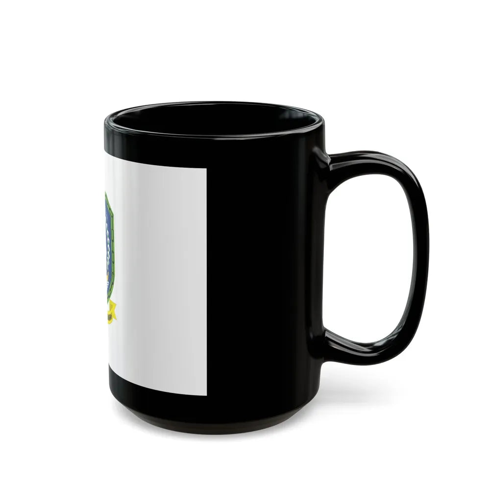 Flag of Riau Islands Indonesia - Black Coffee Mug-Go Mug Yourself