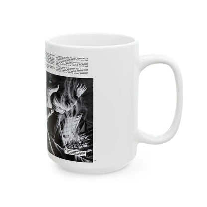 Blood on the Maple Leaf, Man's Adventure, December 1958 - White Coffee Mug-Go Mug Yourself