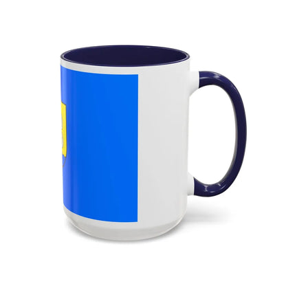 Flag of Jastarnia Poland - Accent Coffee Mug-Go Mug Yourself