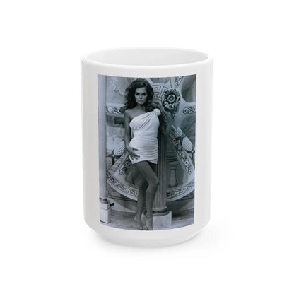 Julie Ege #259 (Vintage Female Icon) White Coffee Mug-15oz-Go Mug Yourself