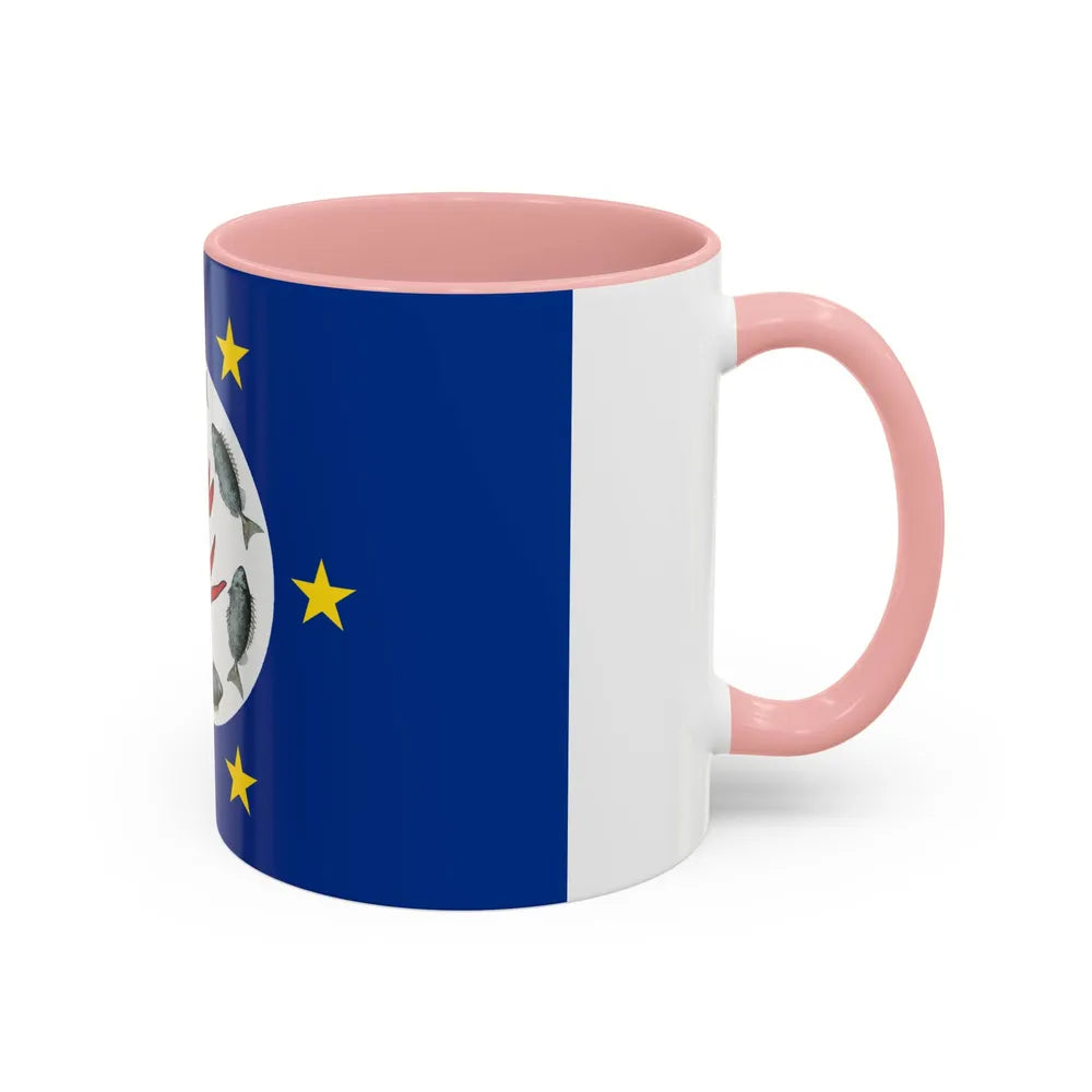 Flag of Airai Palau - Accent Coffee Mug-Go Mug Yourself