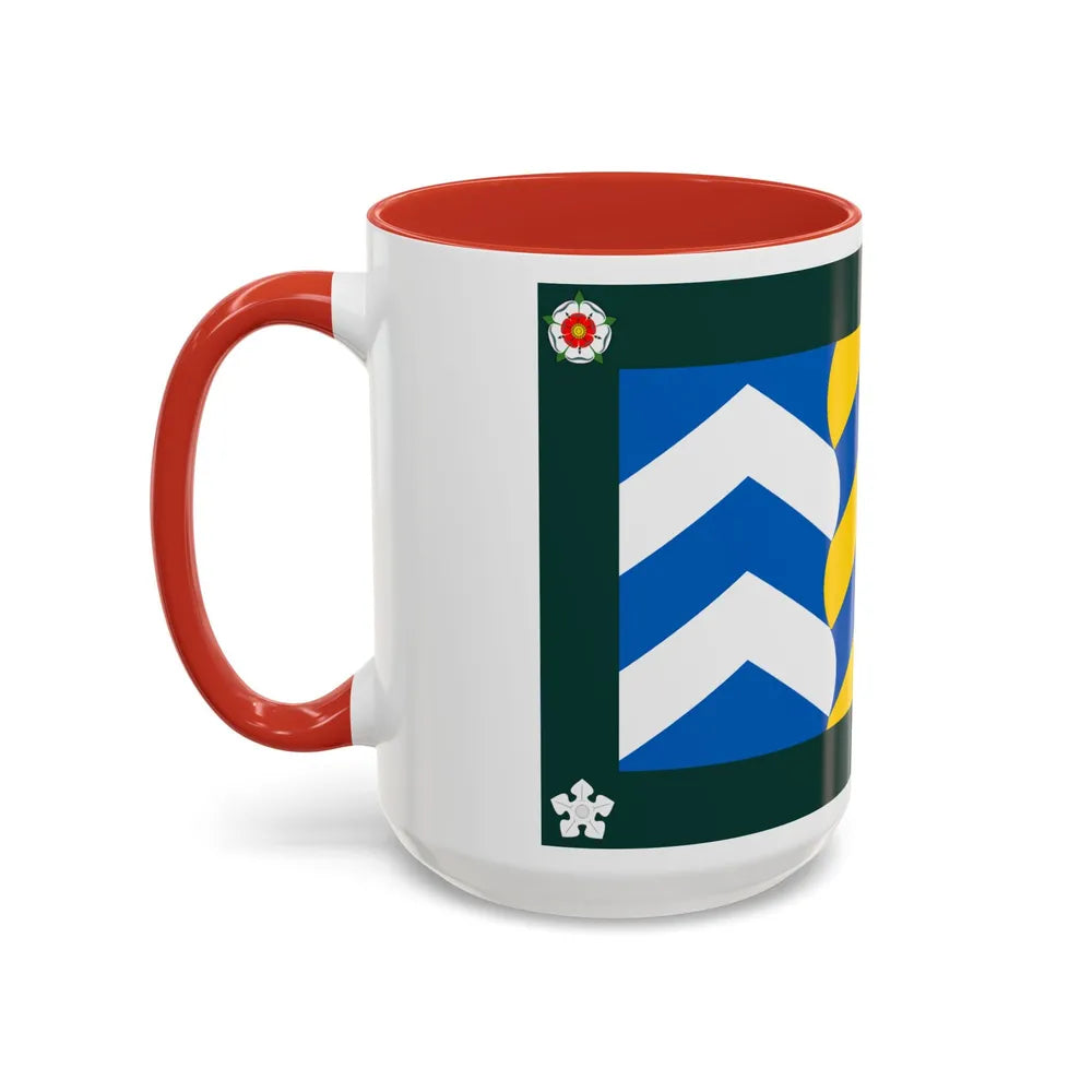 Flag of Cumbria UK - Accent Coffee Mug-Go Mug Yourself