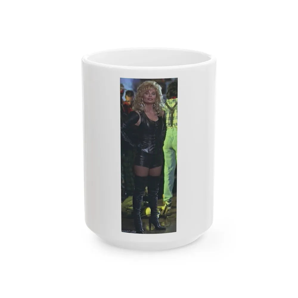 Loni Anderson #09 (Vintage Female Icon) White Coffee Mug-15oz-Go Mug Yourself