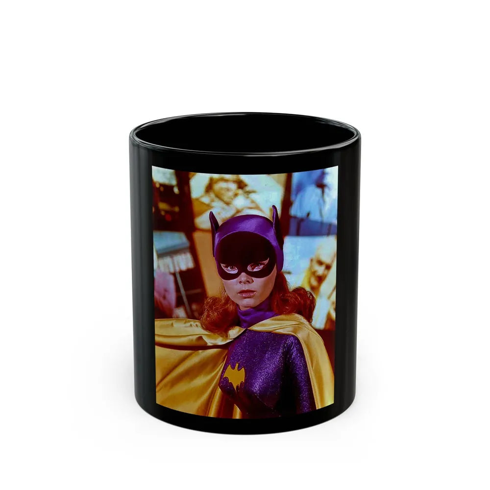 Yvonne Craig #159 - Batgirl Photo (Vintage Female Icon) Black Coffee Mug-11oz-Go Mug Yourself