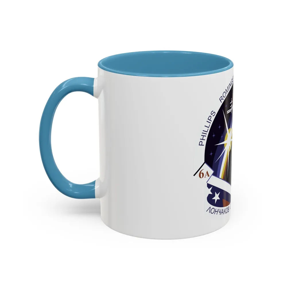 STS 100 (NASA) Accent Coffee Mug-Go Mug Yourself