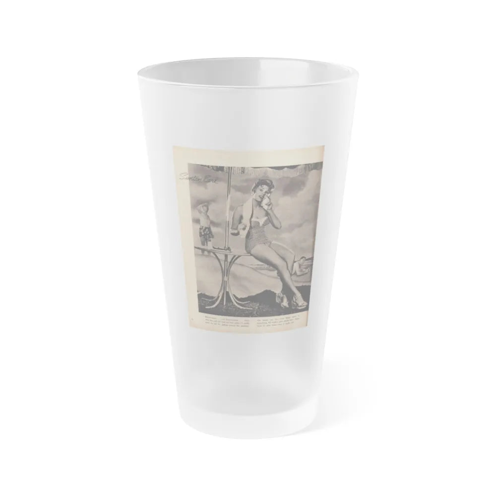 Kim Novak #341 2 (Vintage Female Icon) Frosted Pint 16oz-16oz-Frosted-Go Mug Yourself