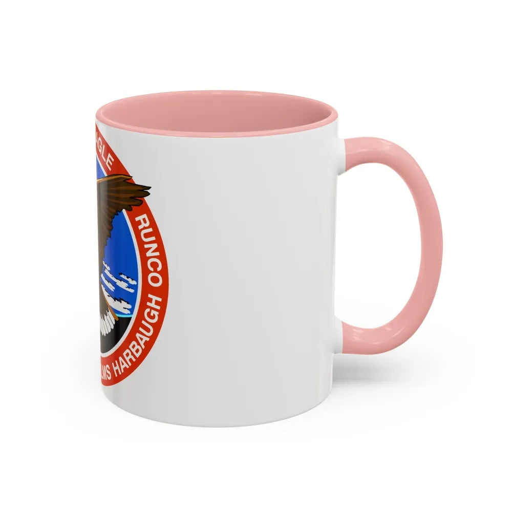 STS 54 (NASA) Accent Coffee Mug-Go Mug Yourself