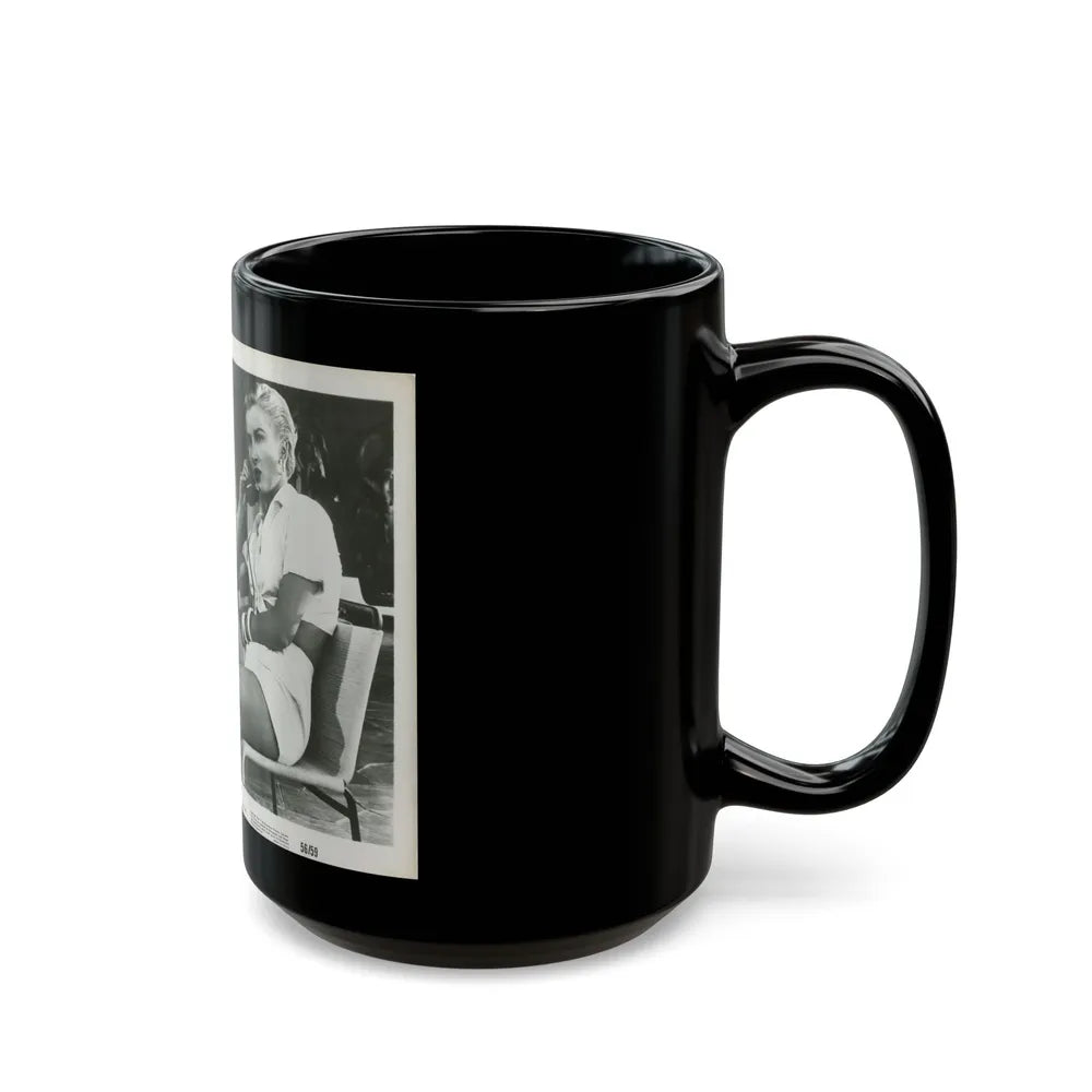 Carol Ohmart #14 (Vintage Female Icon) Black Coffee Mug-Go Mug Yourself