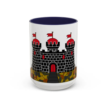 Flag of Edinburgh UK - Accent Coffee Mug-15oz-Navy-Go Mug Yourself