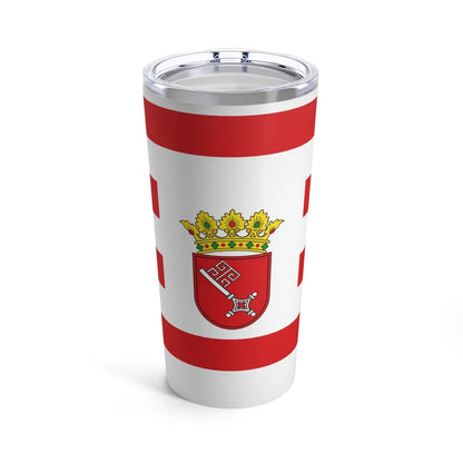 Flag of Bremen with middle arms Germany - Tumbler 20oz-20oz-Go Mug Yourself