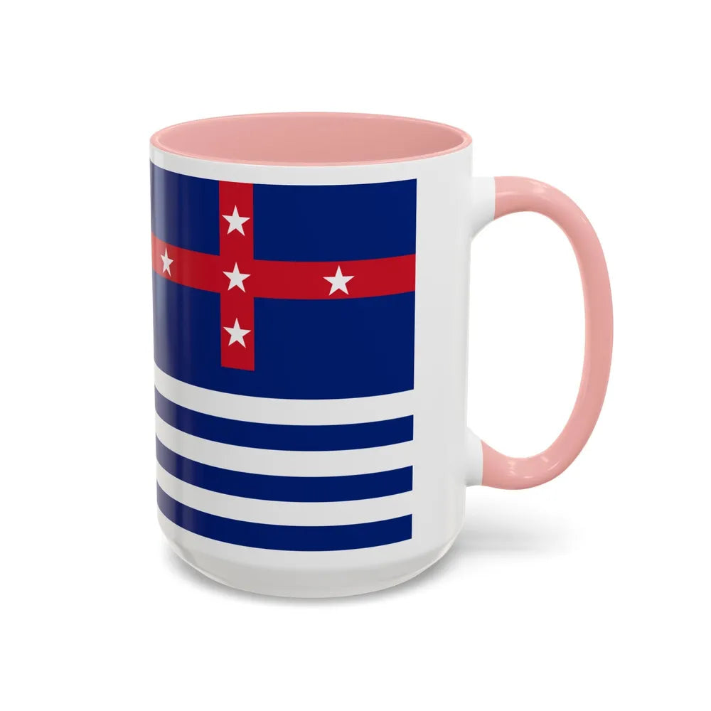 Upper Murray River Flag - Accent Coffee Mug-Go Mug Yourself