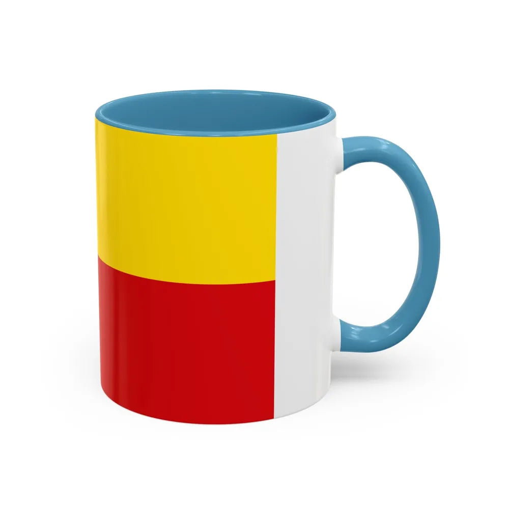 Flag of Goslar Germany - Accent Coffee Mug-Go Mug Yourself