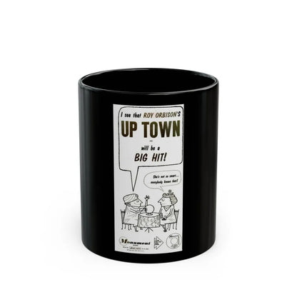 Roy Orbison 1960 (Music Poster) Black Coffee Mug-11oz-Go Mug Yourself