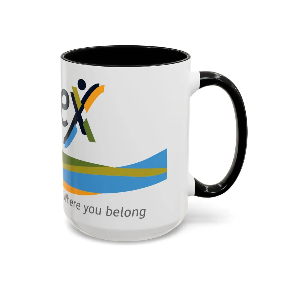 Essex Ontario Flag Canada - Accent Coffee Mug-Go Mug Yourself