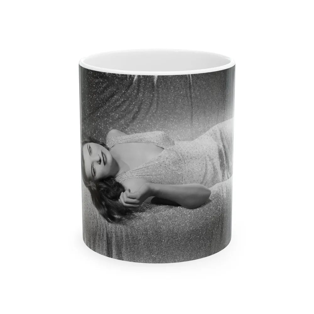 Ella Raines #149 1 (Vintage Female Icon) White Coffee Mug-11oz-Go Mug Yourself