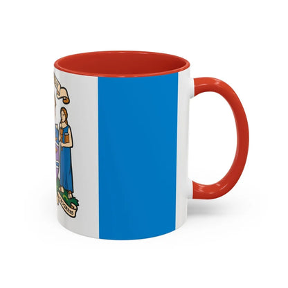 Flag of Edmonton Canada - Accent Coffee Mug-Go Mug Yourself