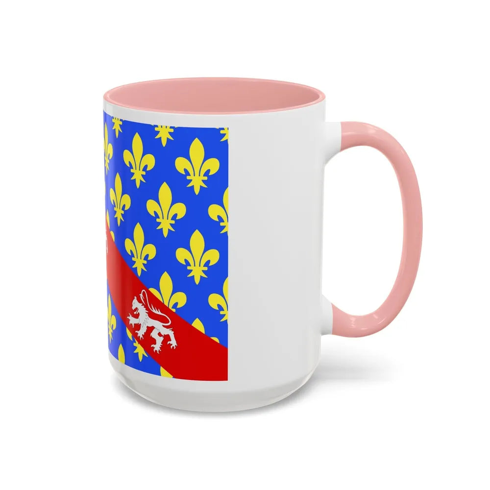 Flag of Creuse France - Accent Coffee Mug-Go Mug Yourself