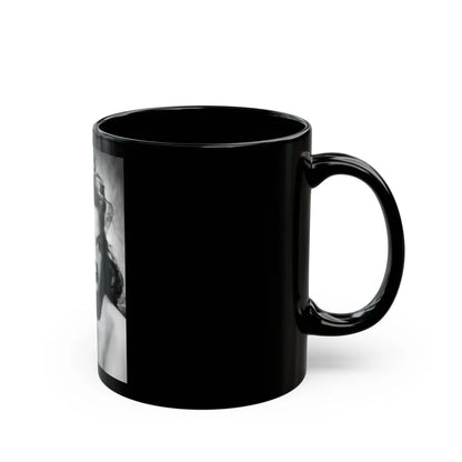 Jane Russell #234 (Vintage Female Icon) Black Coffee Mug-Go Mug Yourself