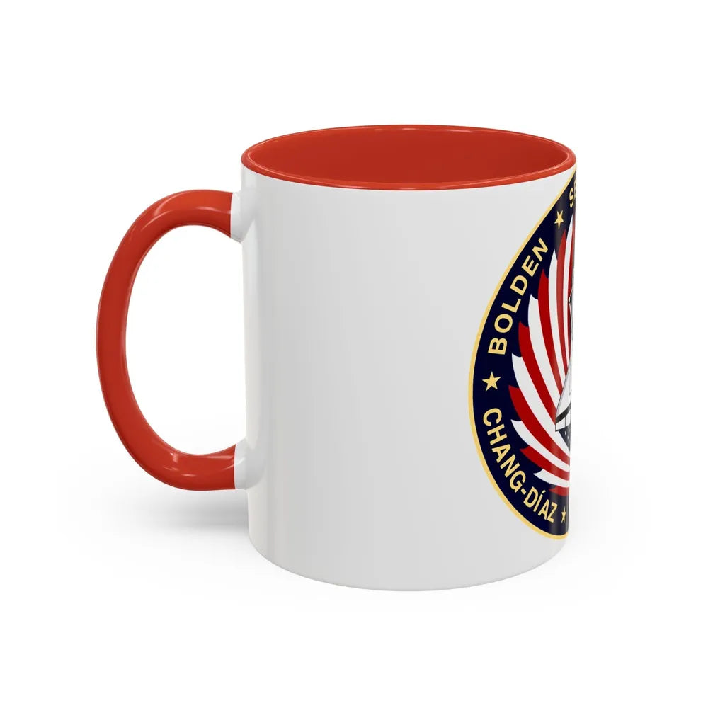 STS 60 (NASA) Accent Coffee Mug-Go Mug Yourself