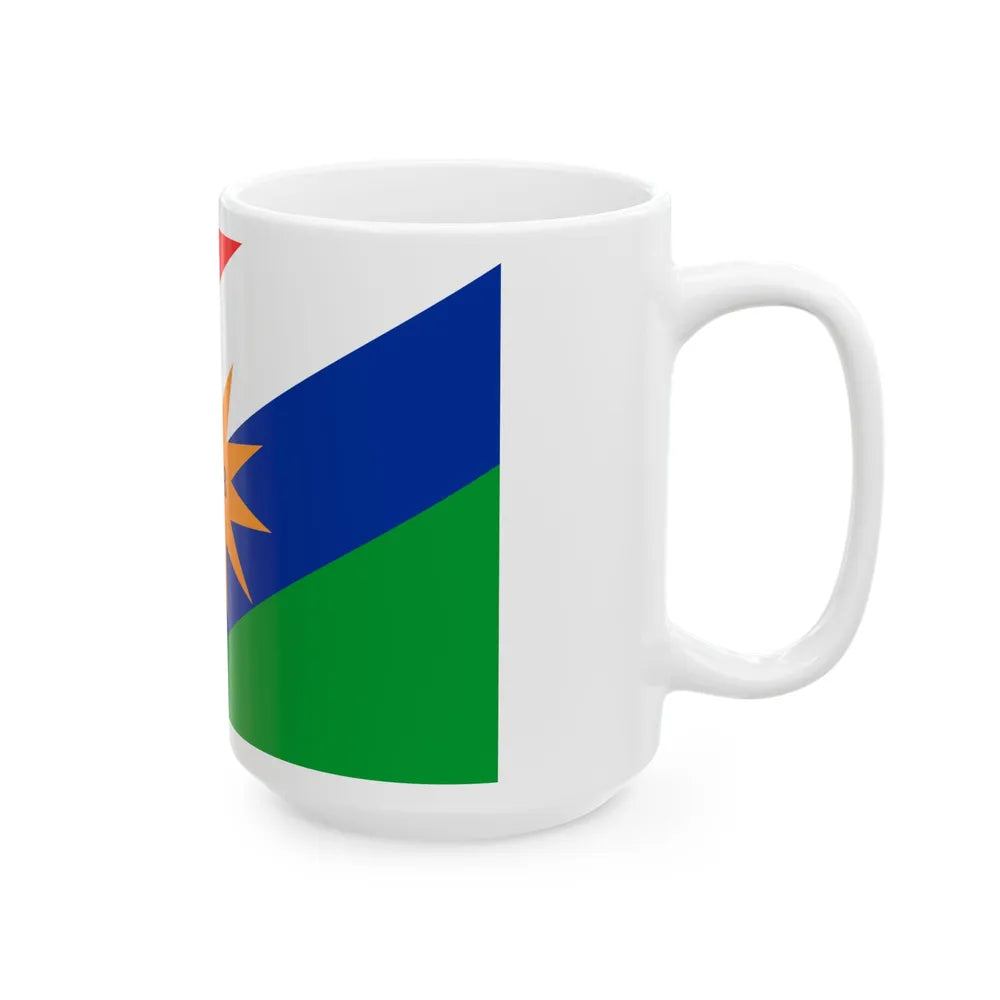 Flag of the Puntarenas Province Costa Rica - White Coffee Mug-Go Mug Yourself