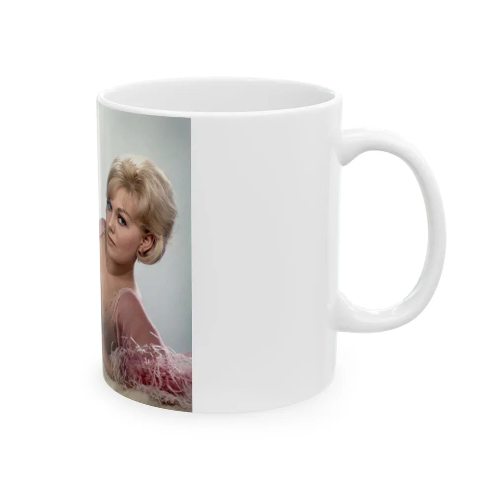 Kim Novak #357 (Vintage Female Icon) White Coffee Mug-Go Mug Yourself