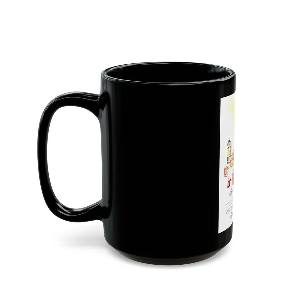 Elizabeth Arden advt, Start Building Beauty, 1948 - Black Coffee Mug-Go Mug Yourself