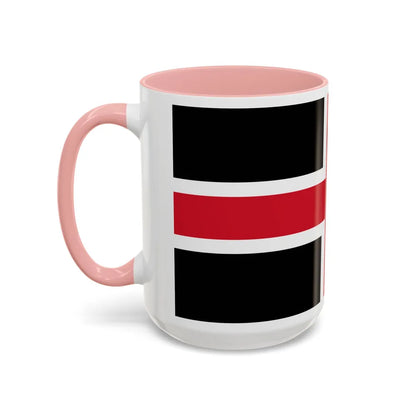 Flag of Durham UK - Accent Coffee Mug-Go Mug Yourself